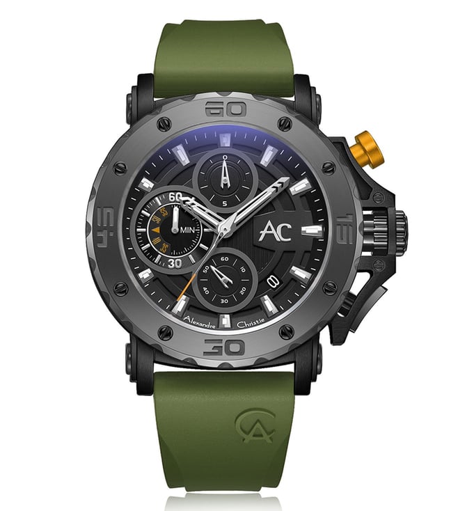 ALEXANDRE CHRISTIE Instrumentality Quartz Chronograph Men 47mm 9205MCREPBAYL