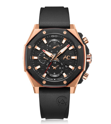 Alexandre Christie 9601GCRBRBA Chronograph Watch for Men
