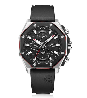Alexandre Christie 9601GCRTBBARE Octagon Chronograph Men's Watch