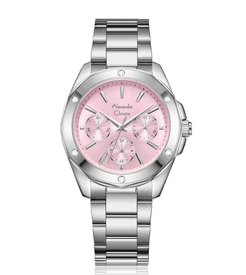 Alexandre Christie 2A72BFBSSPN Vivid Multifunction Watch for Women