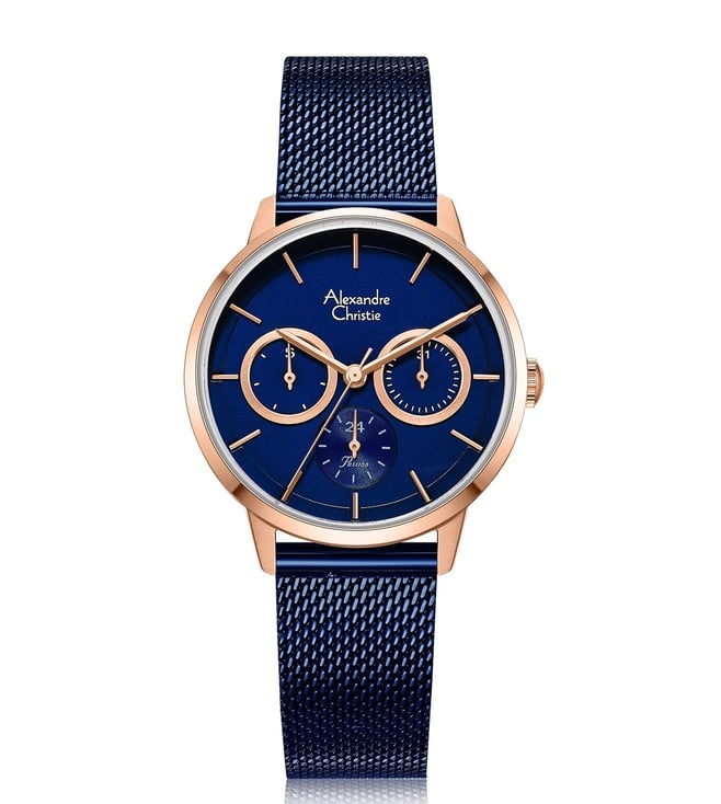 ALEXANDRE CHRISTIE Passion Quartz Multifunction Women 34mm 2682BFBURBU