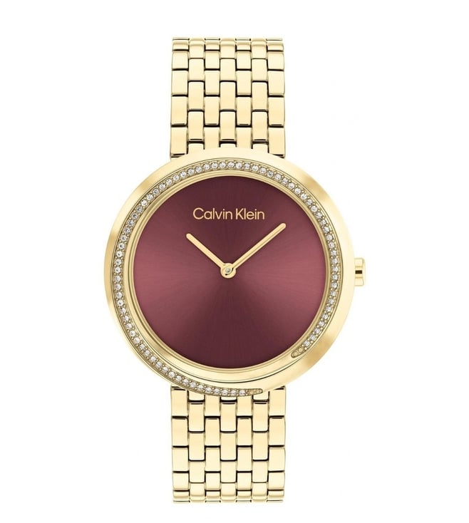 CALVIN KLEIN Twisted Bezel Quartz 25100069 Watch for Women