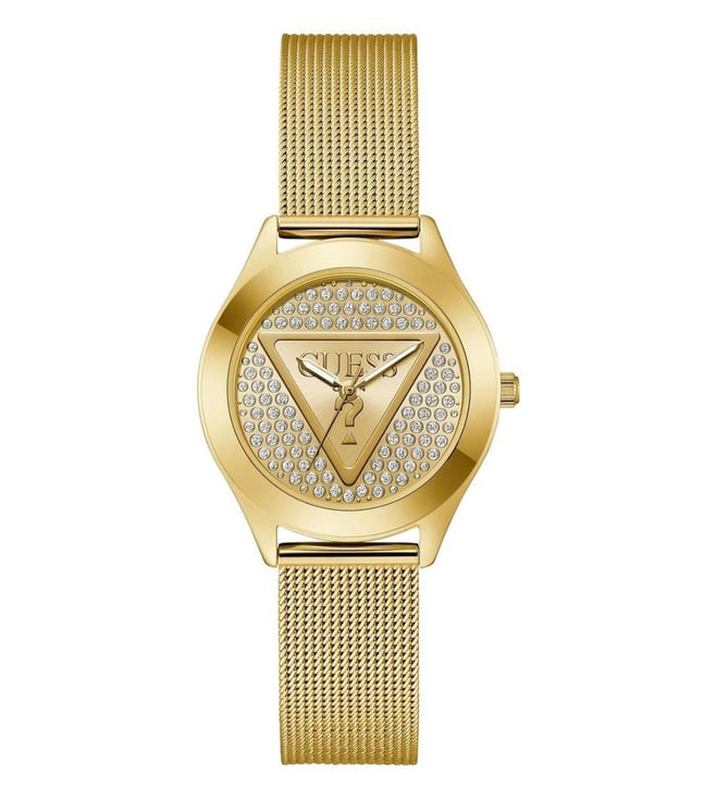 GUESS Glitz Plaque Quartz Women 34mm GW0835L2