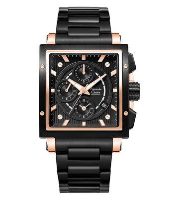 Alexandre Christie 6182GCBBRBA Racebox Chronograph Men's Watch