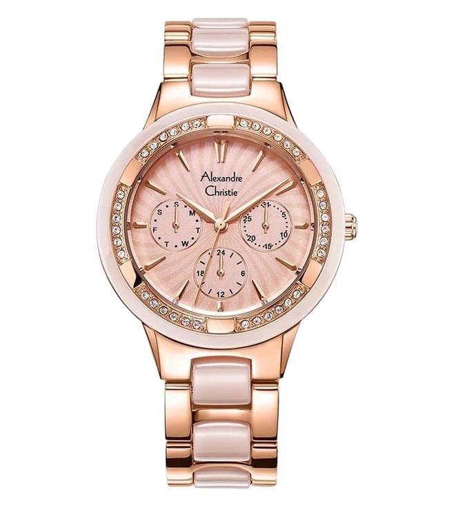 Alexandre Christie 2299BFBRGPN Multifunction Women's Watch