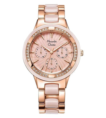 Alexandre Christie 2299BFBRGPN Multifunction Women's Watch