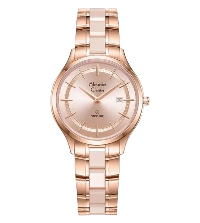 Alexandre Christie 8707LDBRGLN Slim Quartz Women's Watch