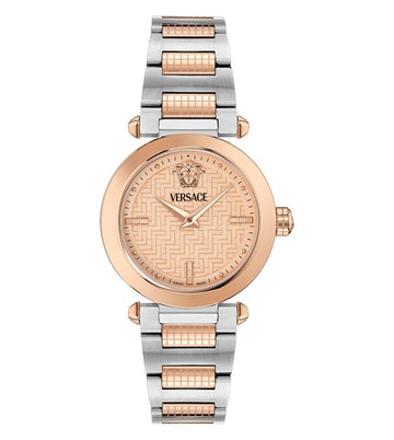 Versace VE5B00425 Rose Gold Asymmetrical Dial Analog Women Watch