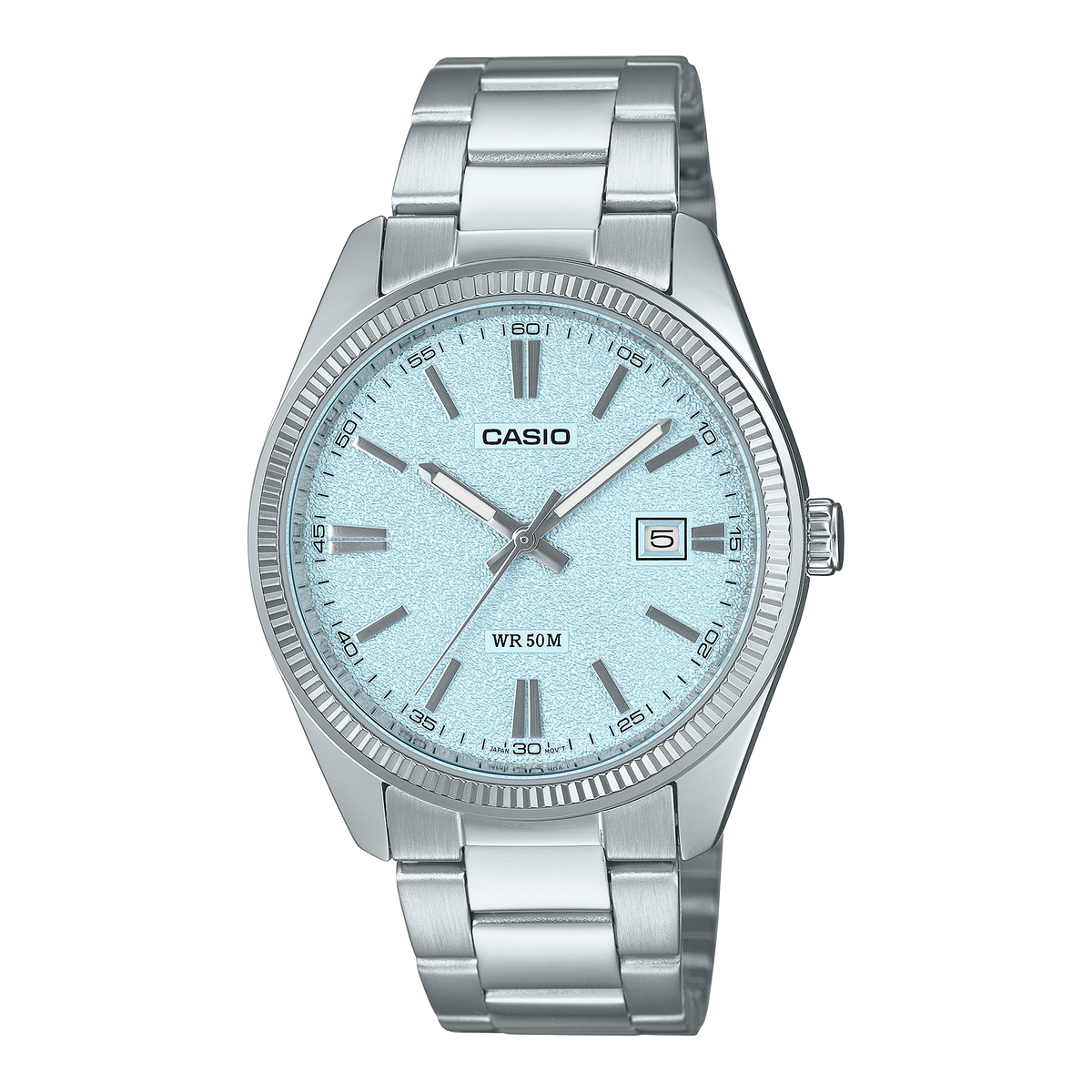 Casio MTP-1302DA-2A2V – front three-quarter view