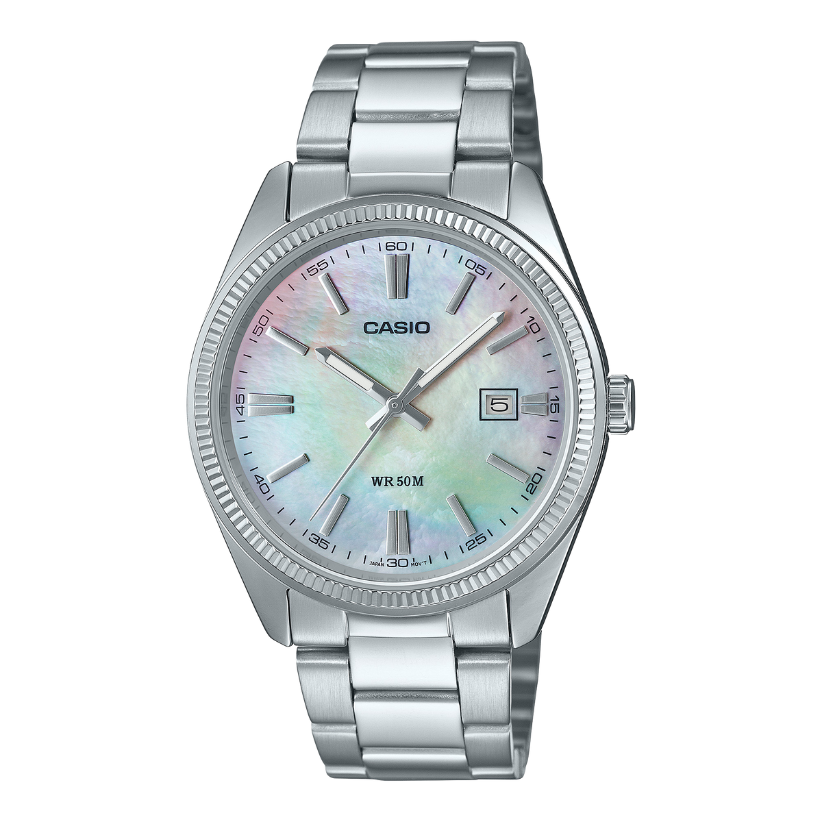 Casio MTP-1302DS-7AV – front three-quarter view