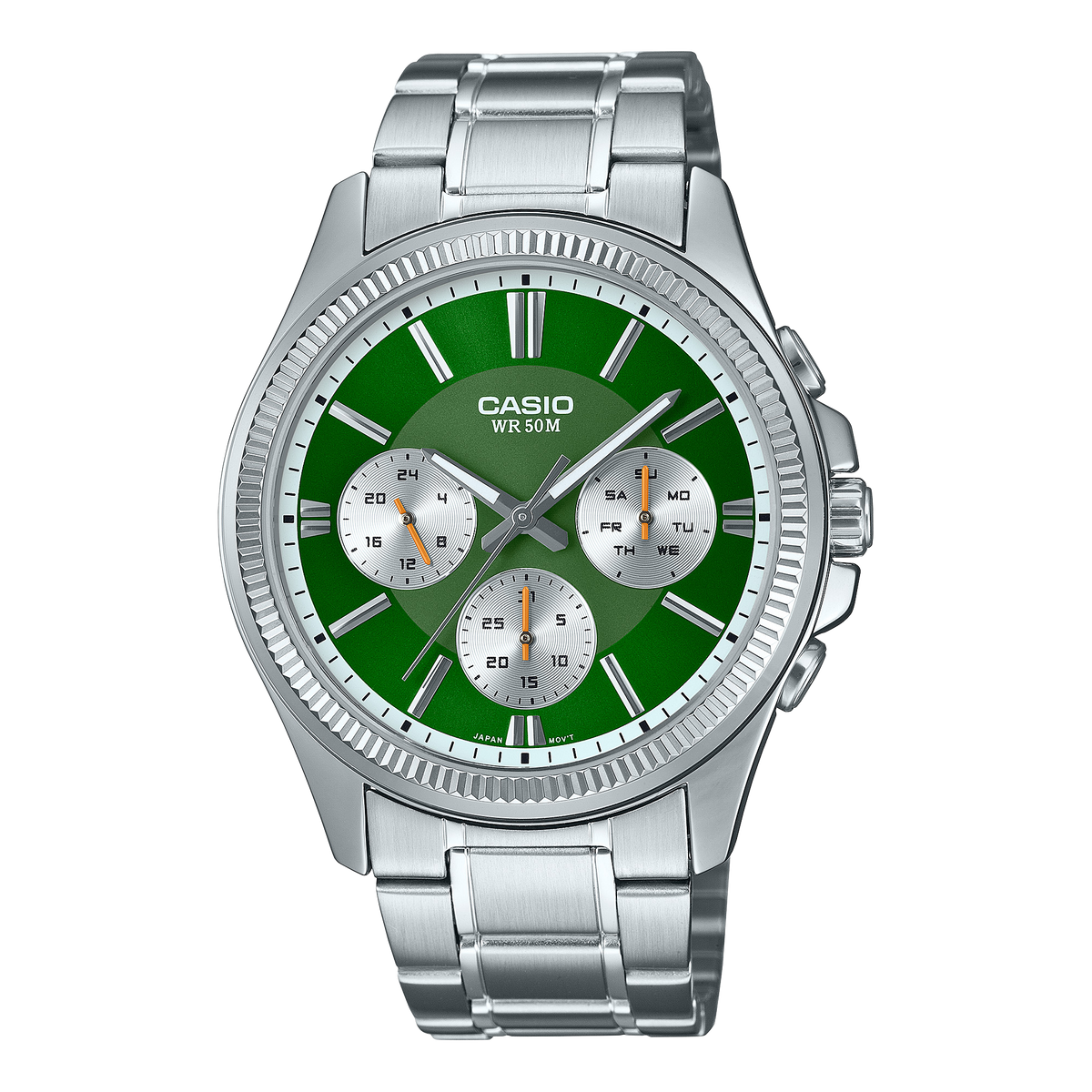 Casio MTP-1375D-3AV – front three-quarter view