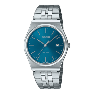 Casio MTP-B145D-2A2V – front three-quarter view