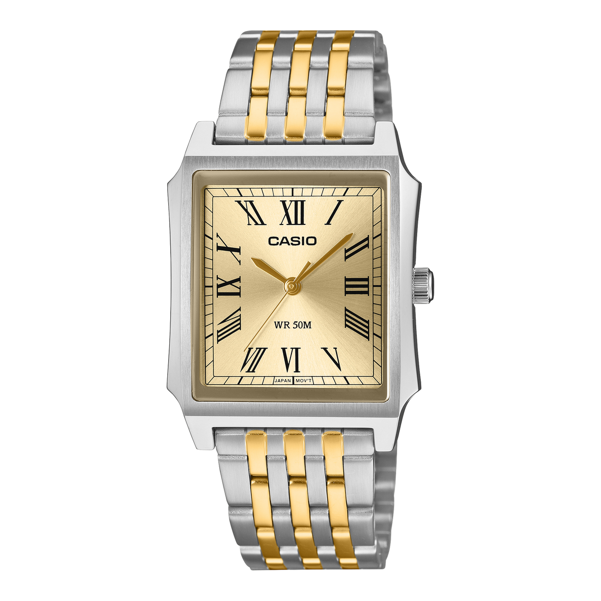 Casio MTP-B190SG-9BV – front three-quarter view