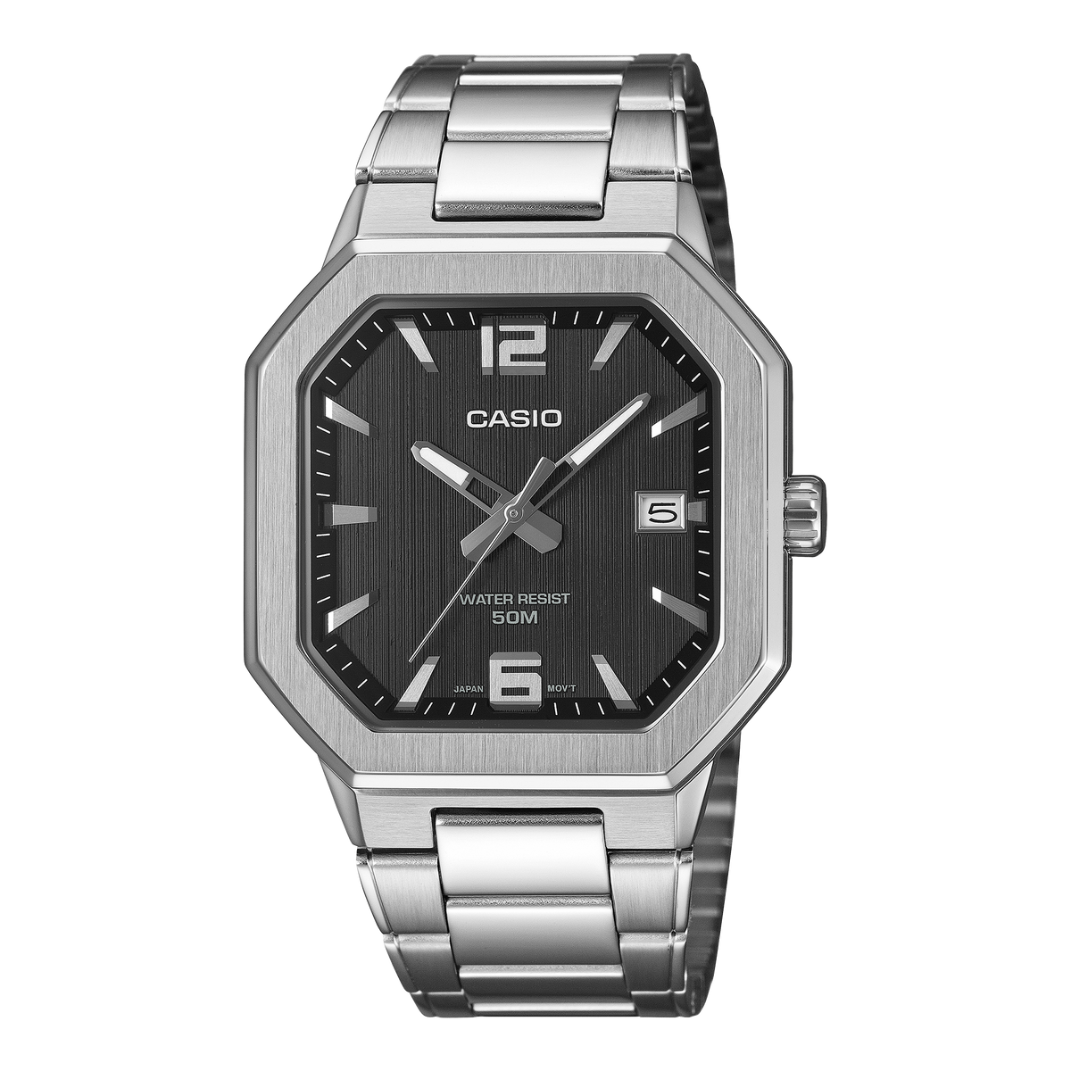 Casio Enticer MTP-B195D-1AV – front three-quarter view