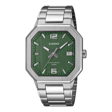 Casio Enticer MTP-B195D-3AV – front three-quarter view