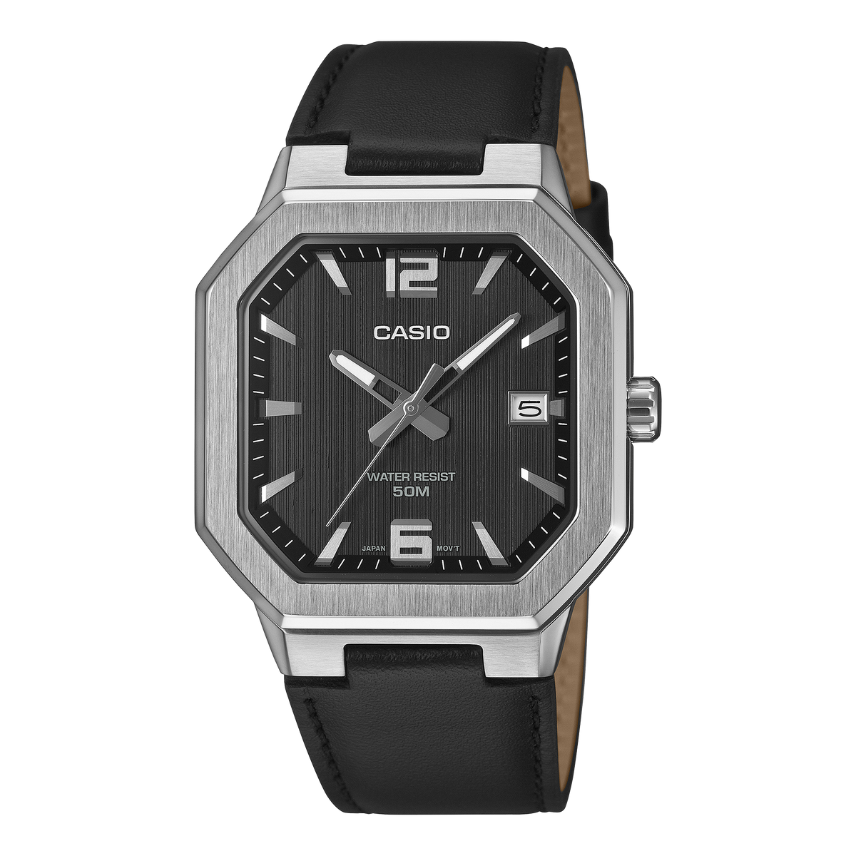 Casio Enticer MTP-B195L-1AV – front three-quarter view