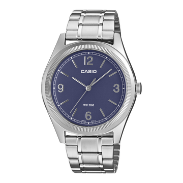 Casio MTP-B210D-2A2V – front three-quarter view