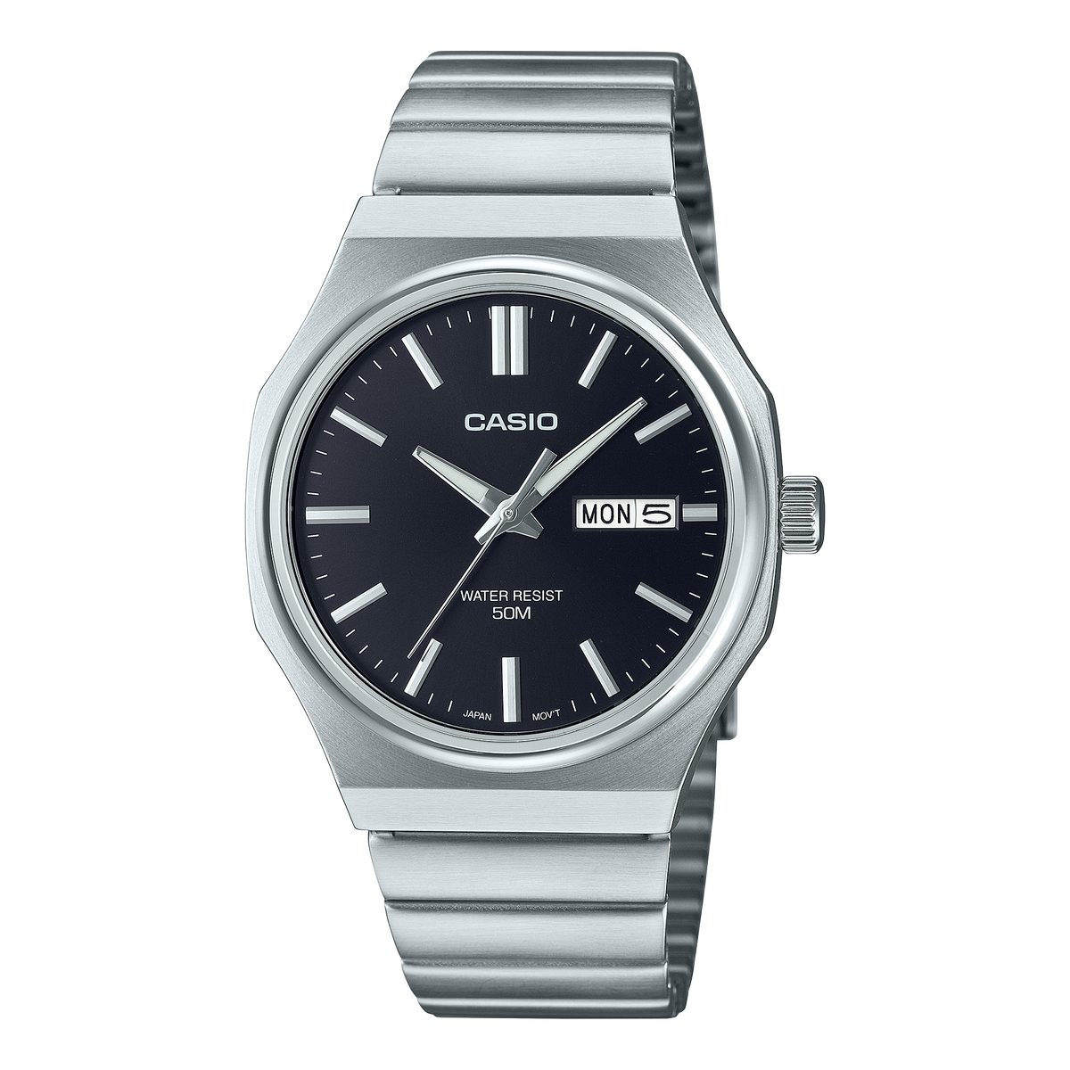 Casio MTP-E735D-1AV – front three-quarter view