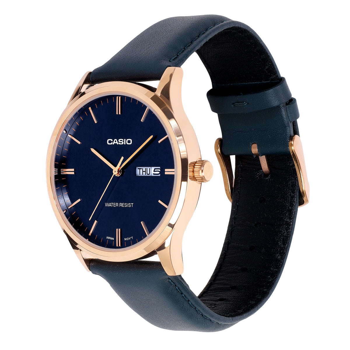Casio MTP-SN8YRL-2B – angled view
