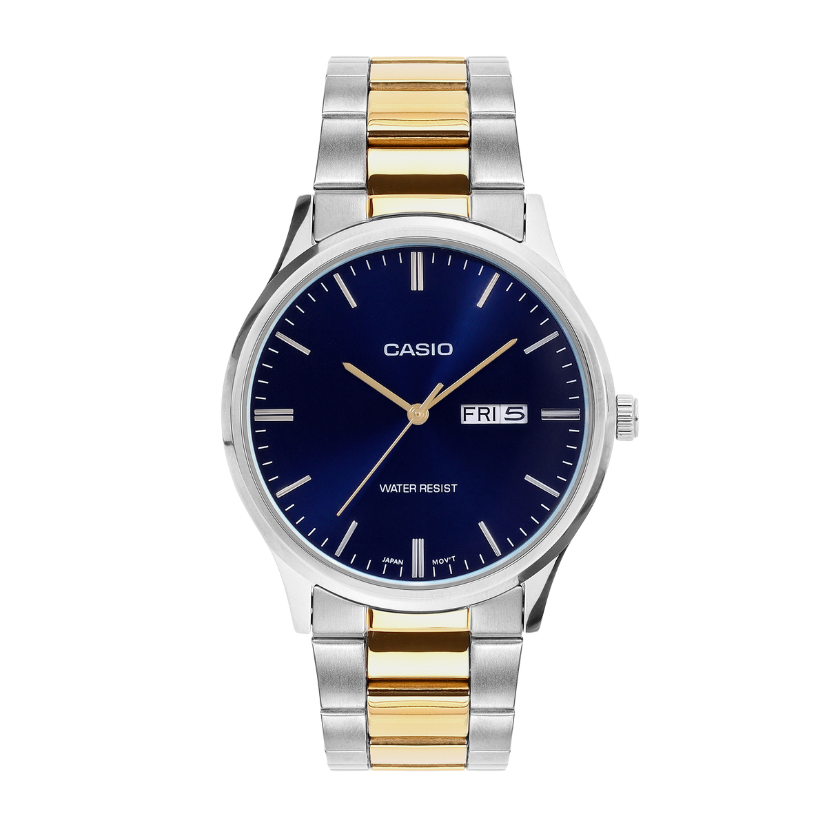 Casio MTP-SN8YSG-2B – front three-quarter view