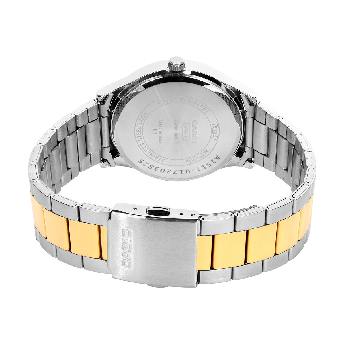 Casio MTP-SN8YSG-2B – case back