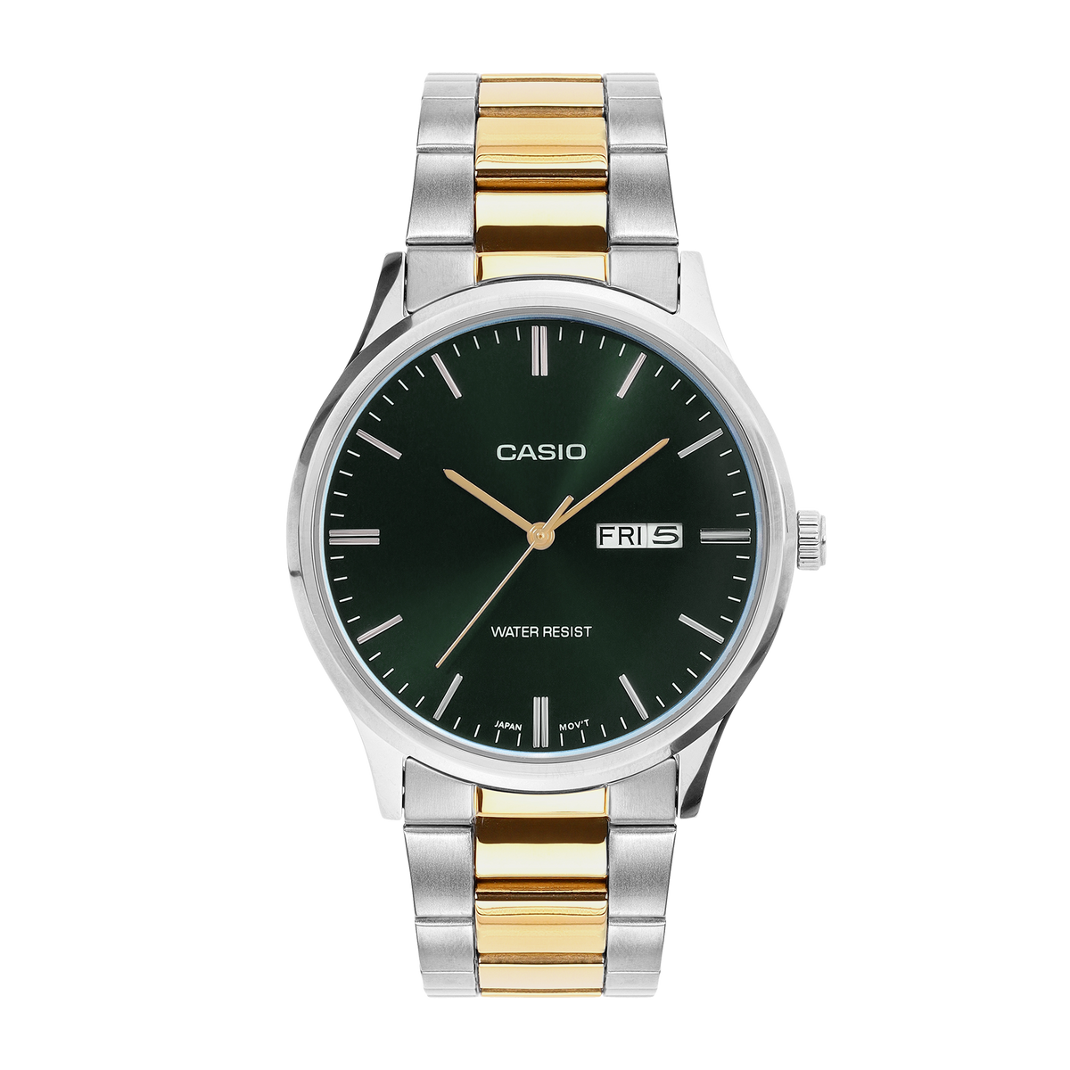 Casio MTP-SN8YSG-3B – front three-quarter view