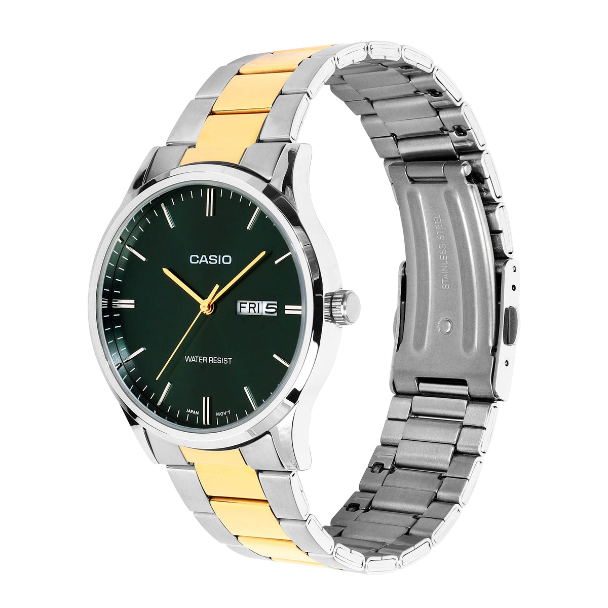Casio MTP-SN8YSG-3B – angled view