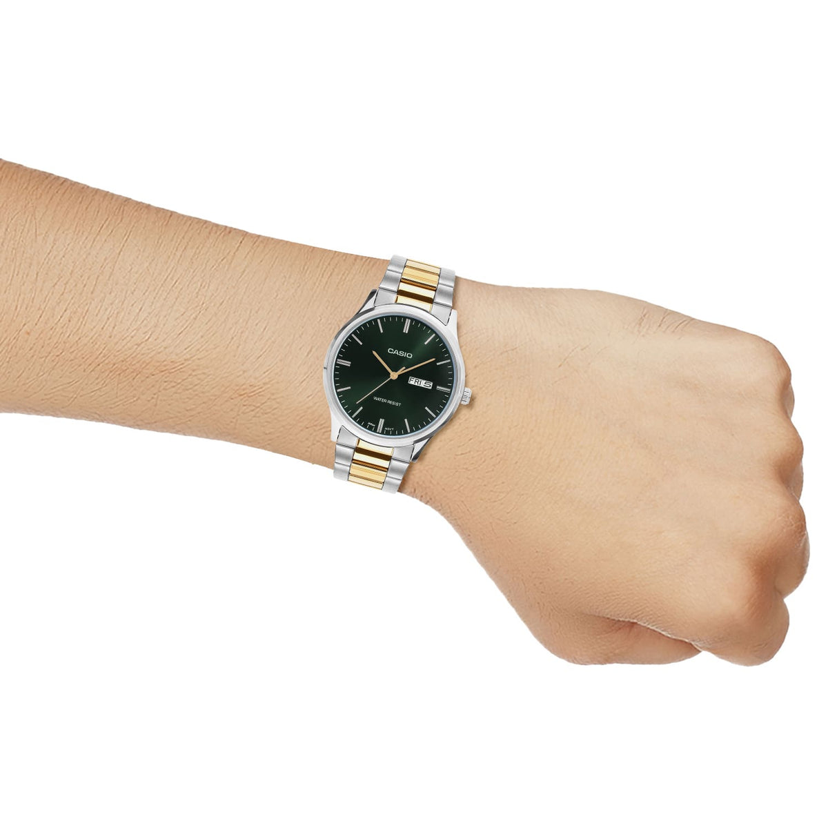 Casio MTP-SN8YSG-3B – on the wrist