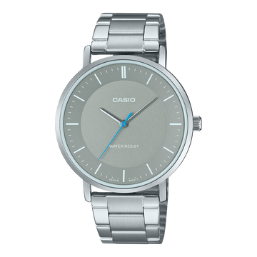 Casio MTP-VT04D-8E – front three-quarter view