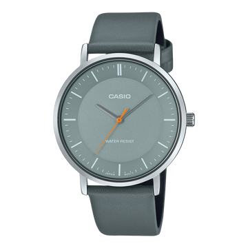 Casio MTP-VT04L-8E – front three-quarter view