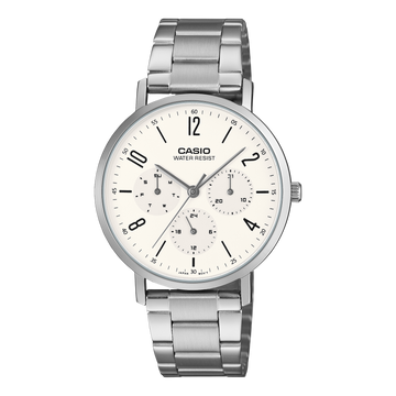 Casio MTP-VT06D-7B – front three-quarter view