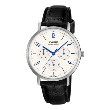 Casio MTP-VT06L-7B – front three-quarter view