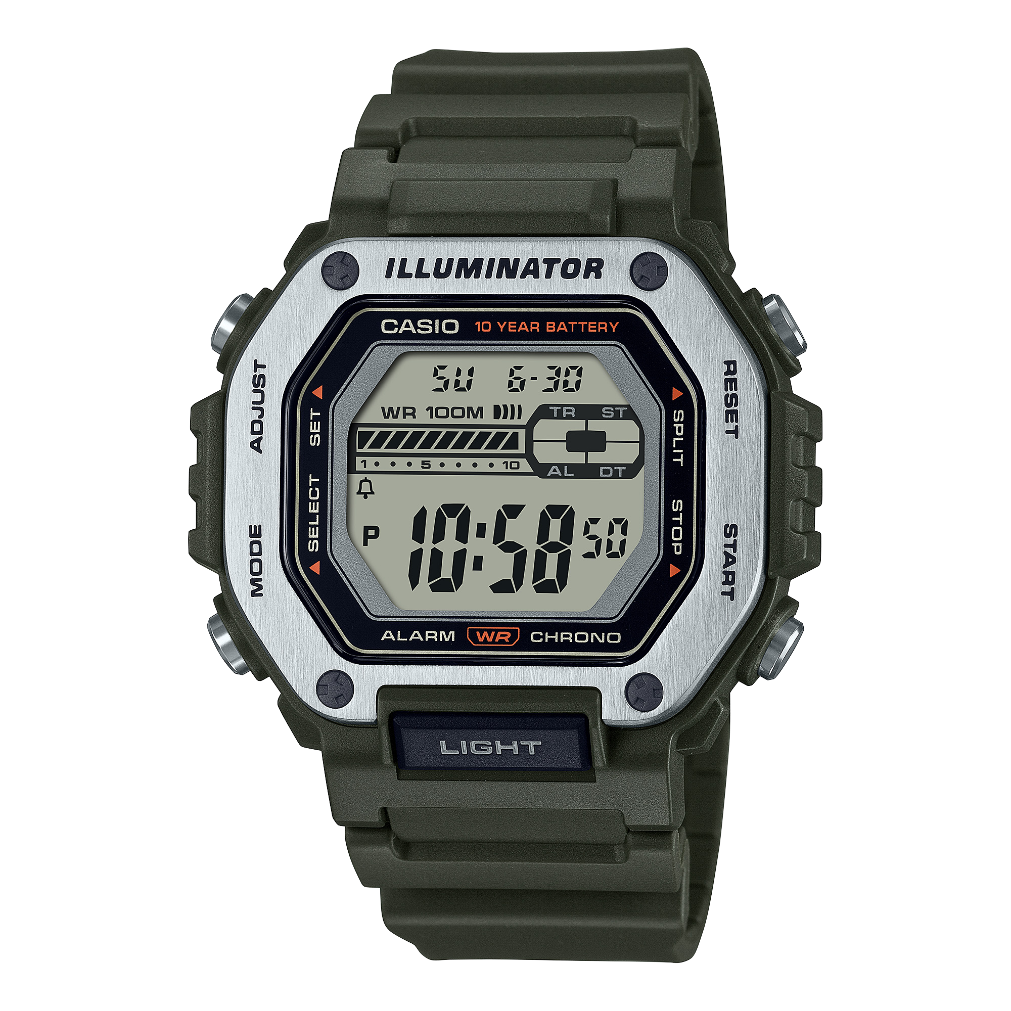 Casio MWD-110H-3AV Digital Unisex Watch
