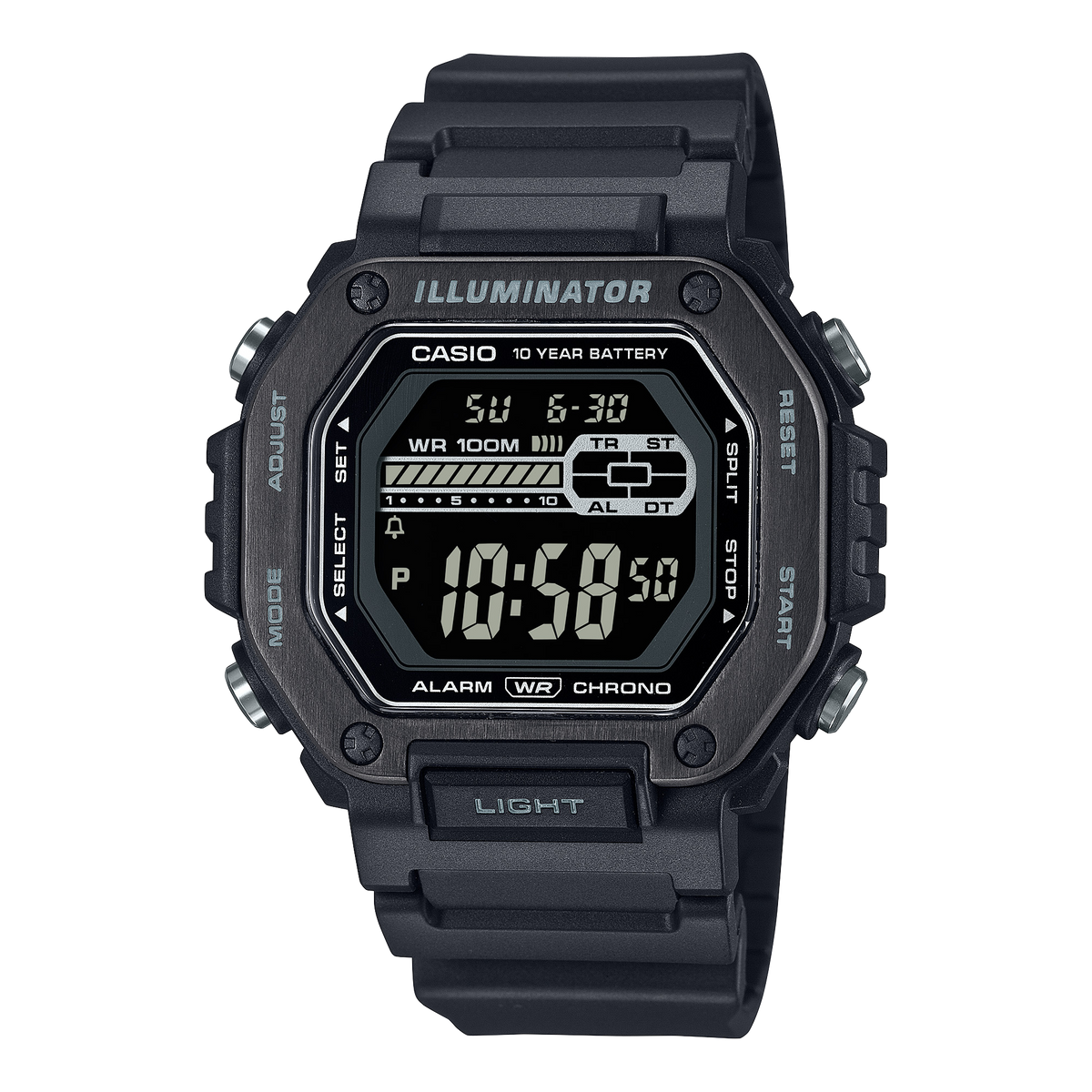 Casio Casio Collection MWD-110HB-1BV – front three-quarter view