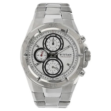 Titan NT9308SM01 Chronograph Watch for Men