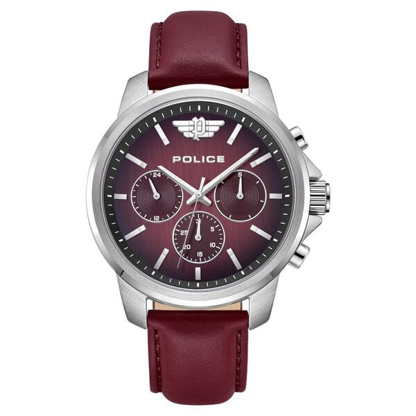 Police Black Dial Quartz Multifunction Watch for Men