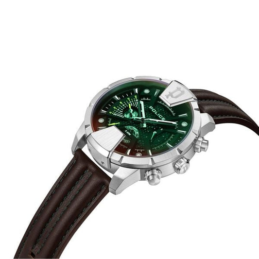 Police Multifunction Black Dial Watch for Men