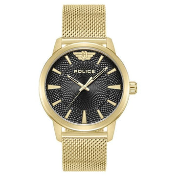 Police Golden Dial Quartz Analog Watch for Men