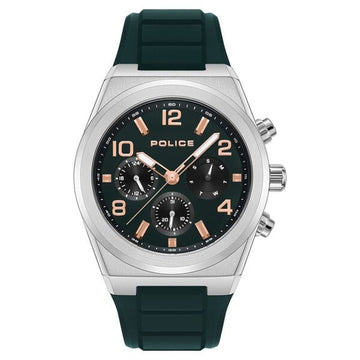 Police Multifunction Green Dial Watch for Men