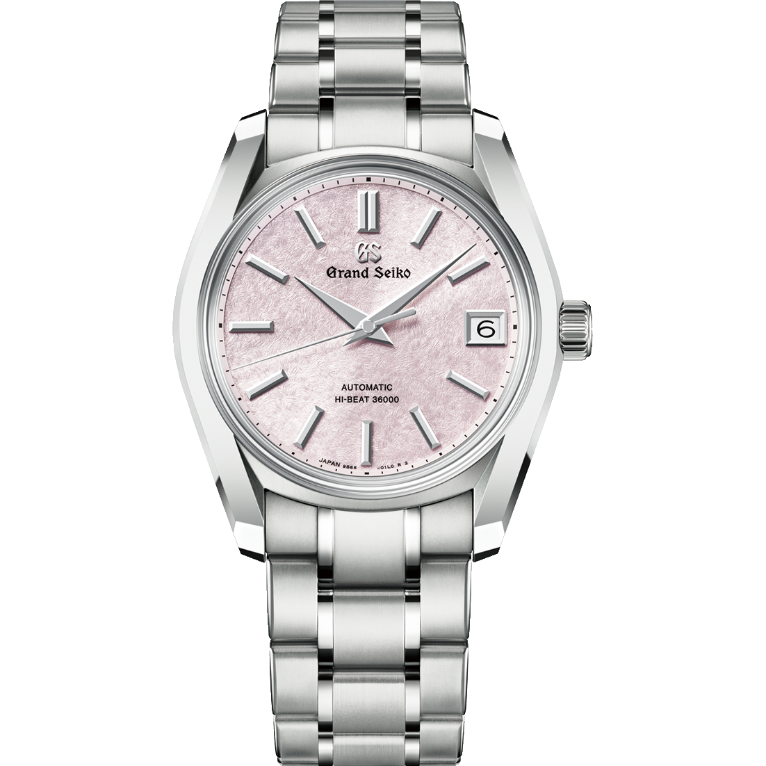 Grand Seiko Heritage 62GS Hi-Beat 36000 SBGH341G 38.0 mm Titanium Pink Dial Watch for Men