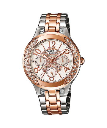 SHEEN SHE-3808SG-7AUDR - SX154 Two-Tone Multi-Dial - Women's Watch