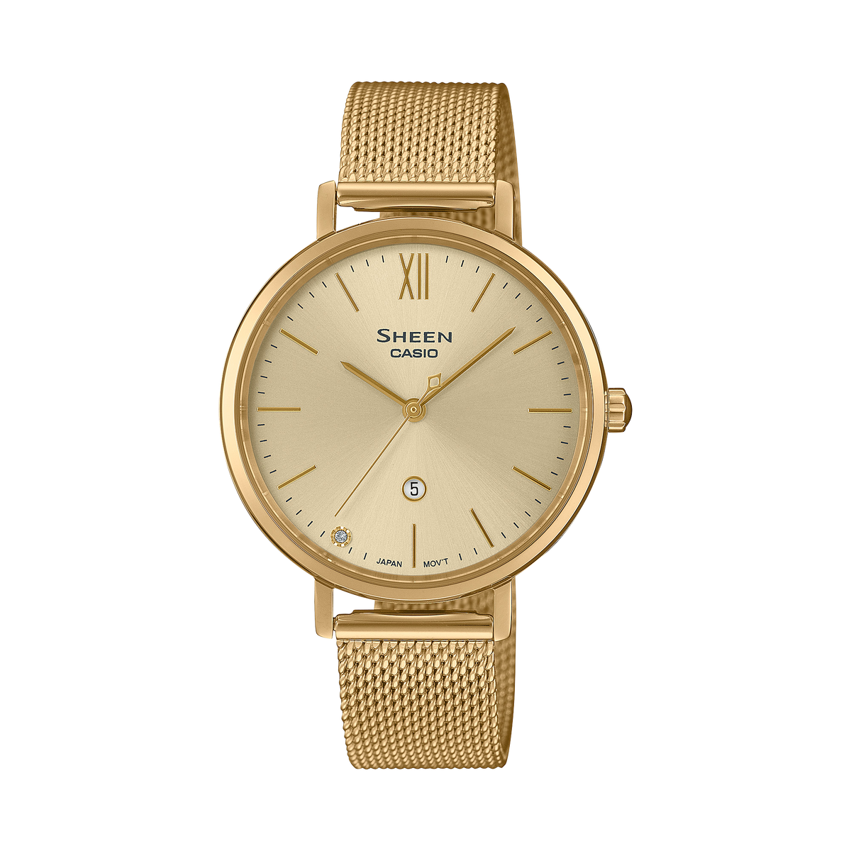 Casio Sheen SHE-4539GM-9A – alternate front view