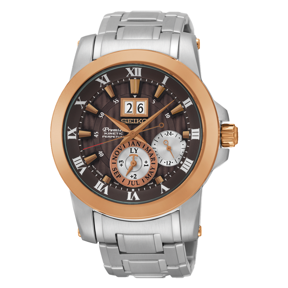 SEIKO Premier Kinetic Perpetual SNP128P1 - Kamal Watch Company