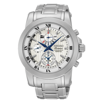 SEIKO Premier Chronograph Perpetual SPC159P1 - Kamal Watch Company