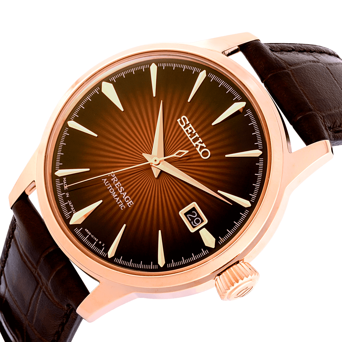 Seiko Presage SRPB46J1 – three-quarter view