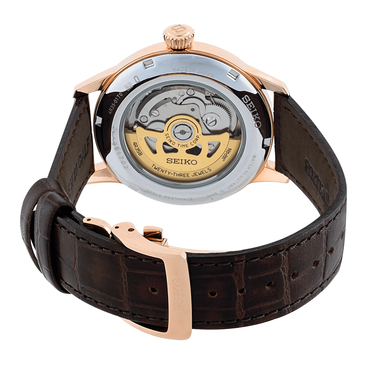 Seiko Presage SRPB46J1 – case back