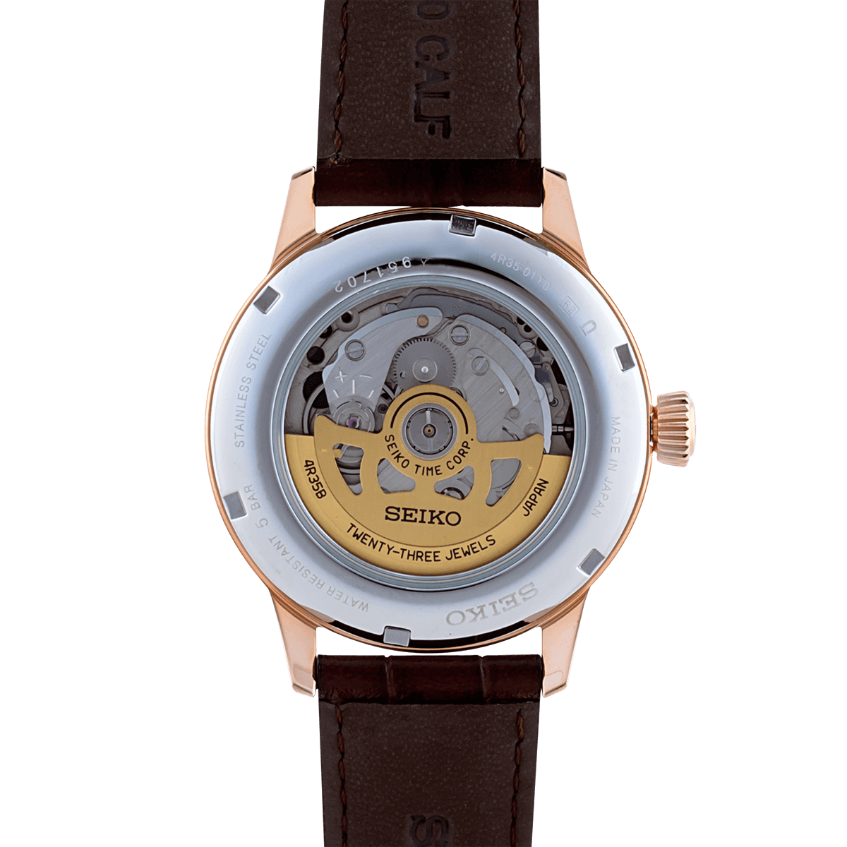 Seiko Presage SRPB46J1 – case back 2