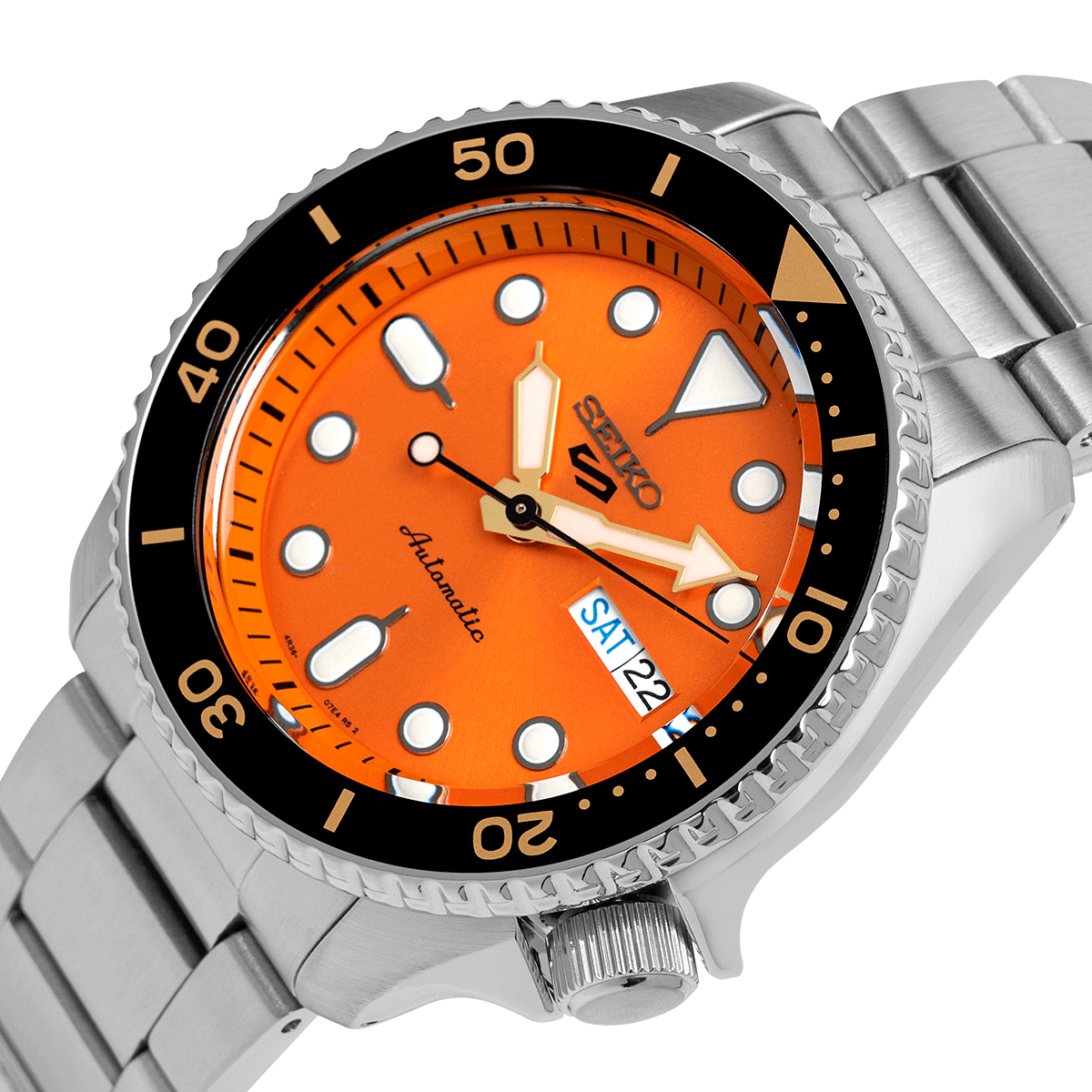 Seiko 5 Sports SRPD59K1 – three-quarter view