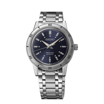 SEIKO Presage Style 60s ‘Elegant Yet Rugged’ in navy - SRPL07J1