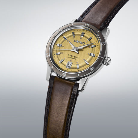 Seiko Presage Style 60's in Golden Yellow - SRPL75J1